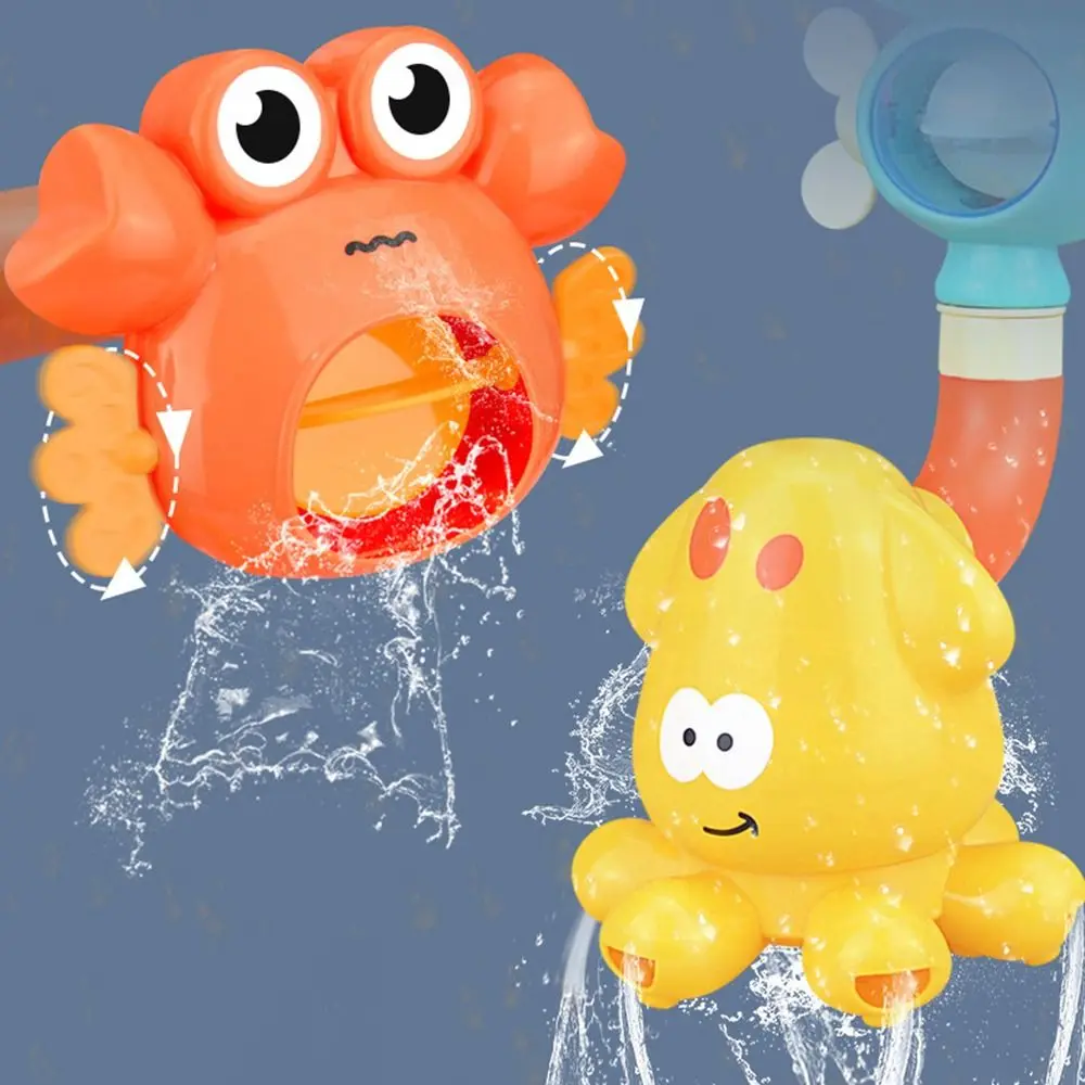 

Water Play Spin Water Sprinkler Bathroom Toys Interactive Game Animal Shower Toys Colorful Waterwheel Bath Toys Bathroom