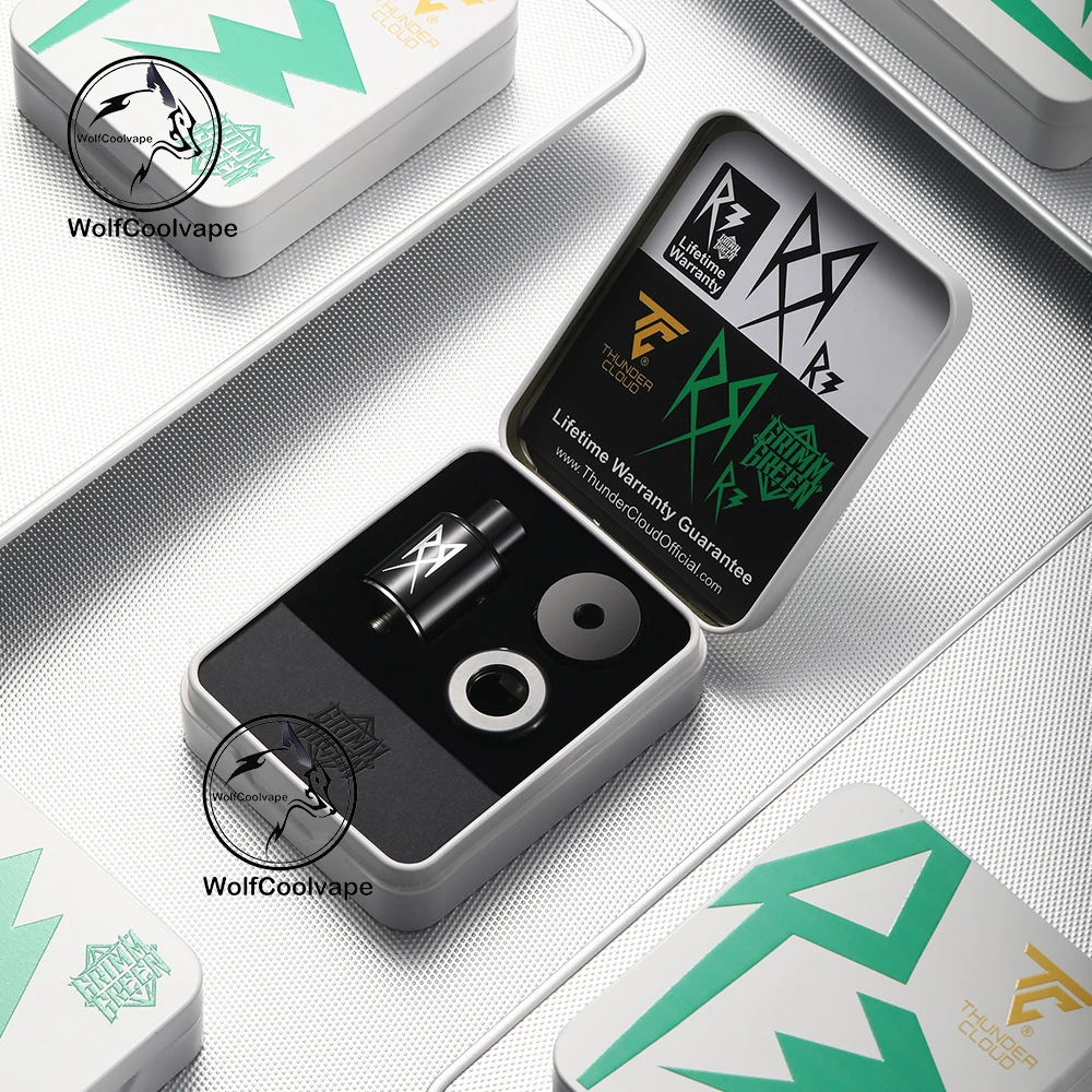Wolfcoolvape Thunder Cloud Recoil R3 RDA Atomizador BF Pin 24mm vape tank rda atomizador