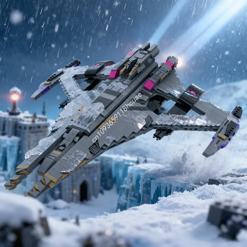 

1725 шт. MOC Jem Hadar линкор пространство модель строительные блоки строительство DIY творческая идея игрушка детский рождественский подарок на день рождения