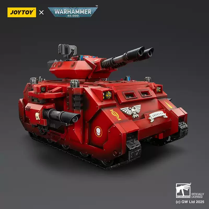 2025 Q4 JOYTOY Warhammer 40K 1/18 Blood Angels Predator Annihilator z Podwójnymi Laskanonami Anime Militarny Model Figurki Akcji Zabawki