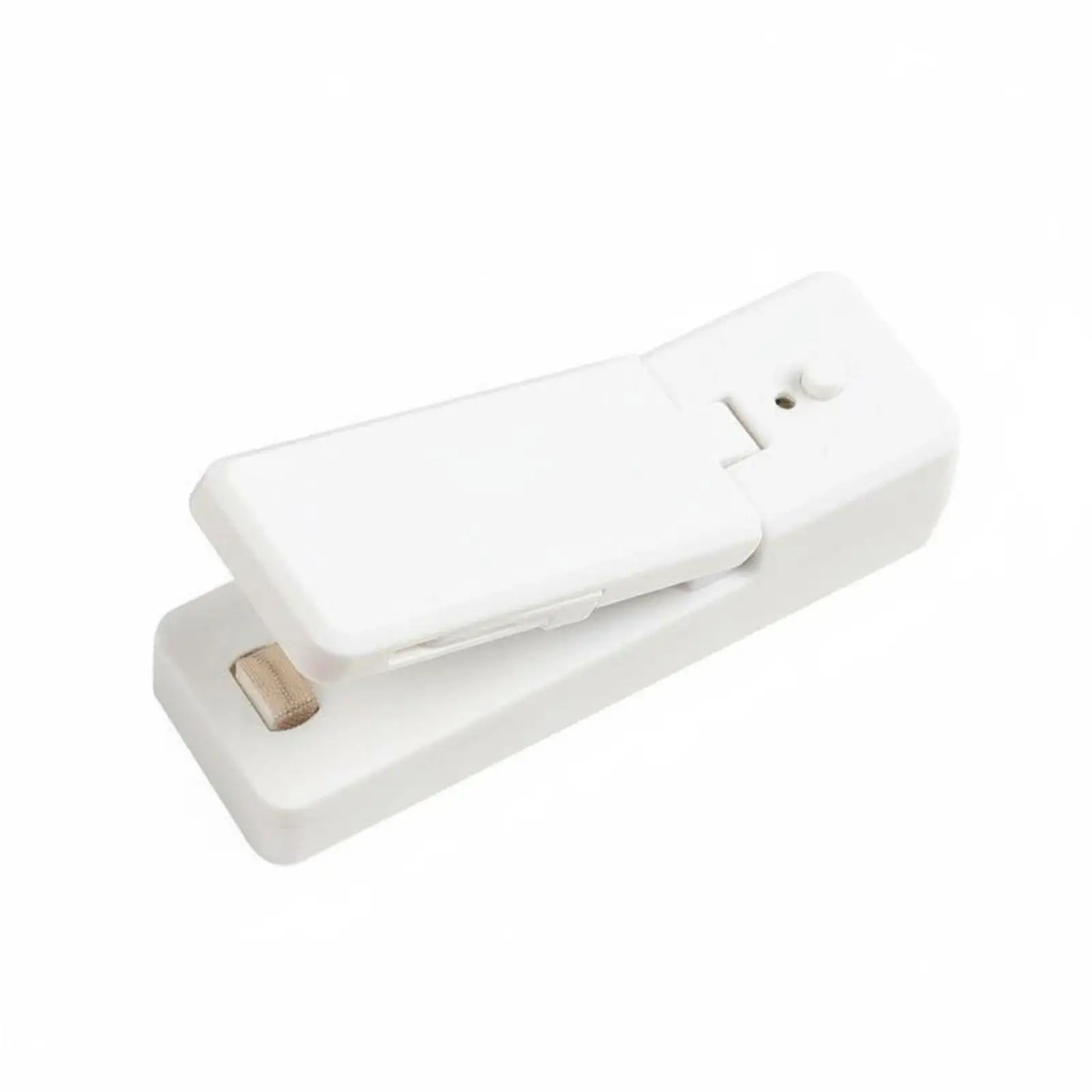 Portable USB Sealing Machine for Snack Bags with Built-in Cutter ABS Plastic Mini Heat Sealer for Travel