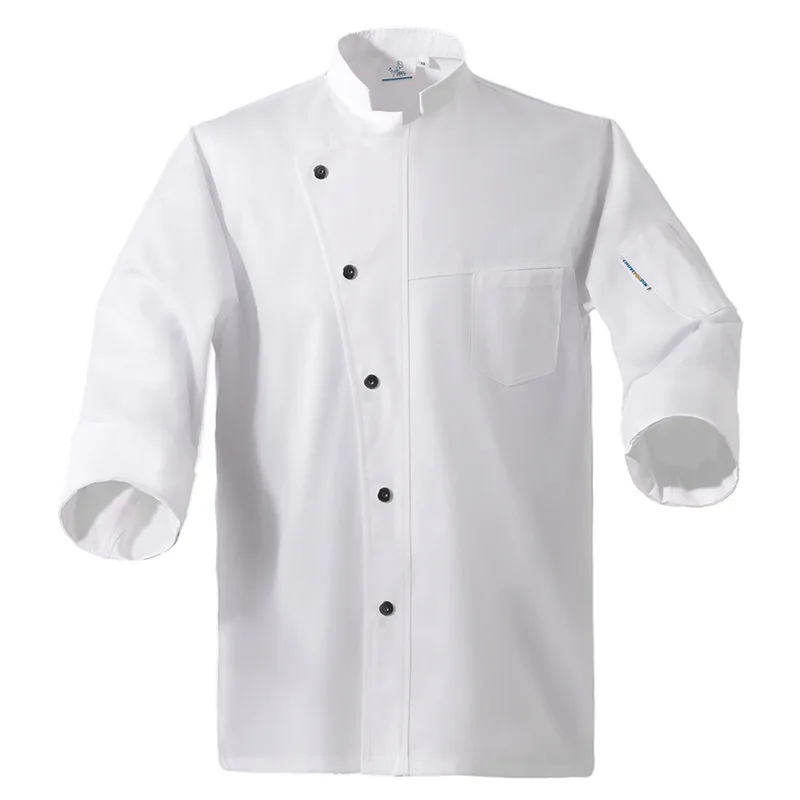 Monos de Chef de manga larga para hombre y mujer, uniforme de Chef para restaurante occidental, pastelería y pastelería