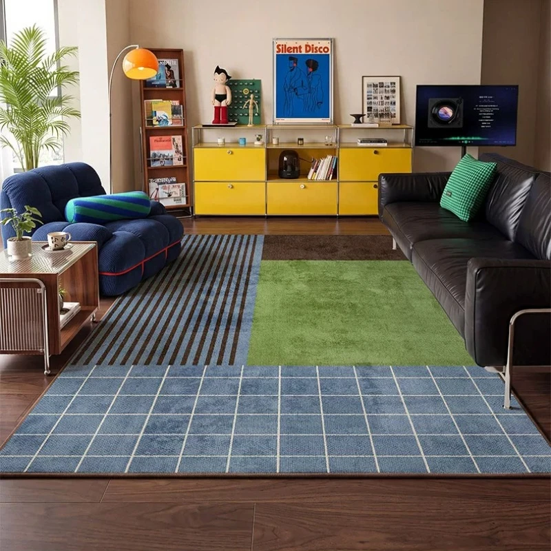 Korean Style Modern Carpet Living Room Coffee Table Sofa Aesthetic Rugs Tapisseries Soft Fluffy Alfombrillas Home Decoration