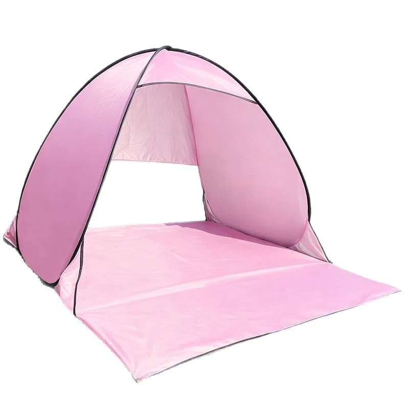 For Beach Tent: Fully Automatic Quick-Open Outdoor Simple Sunshade Seaside Leisure Canopy