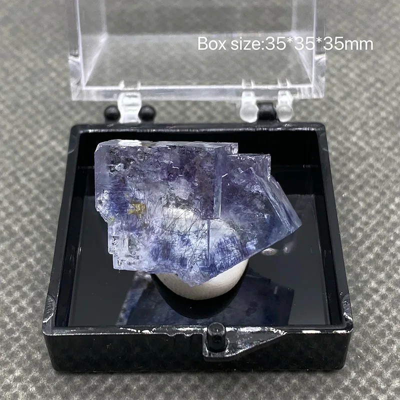 100% Natural China Yao gang Xian Fluorite Crystal Rough Quartz + Box size:35*35*35cm