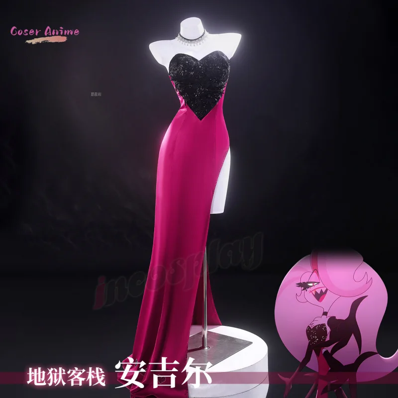 

Angel Dust Cosplay Costume Uniform Halloween Carnival Party Christmas Play Role Clothes Clothing