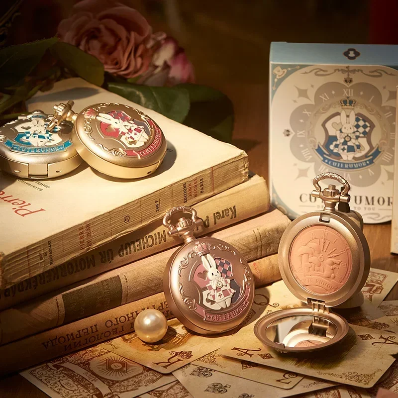 Leuke Gerucht Pocket Blush Blusher Bunny Luxe Make-up Matte Natuurlijke Uitbreiding Krimpen Kleur Blush Vrouwen Gezicht Cosmetica Schoonheid