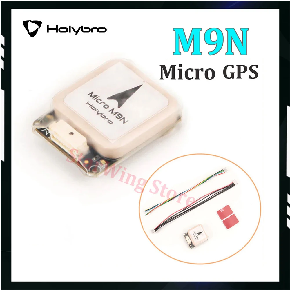 Holybro Micro M9N GPS with IST8310 Digital Compass Ceramic Patch Antenna 32X26mm for RC Airplane FPV Long Range Drones