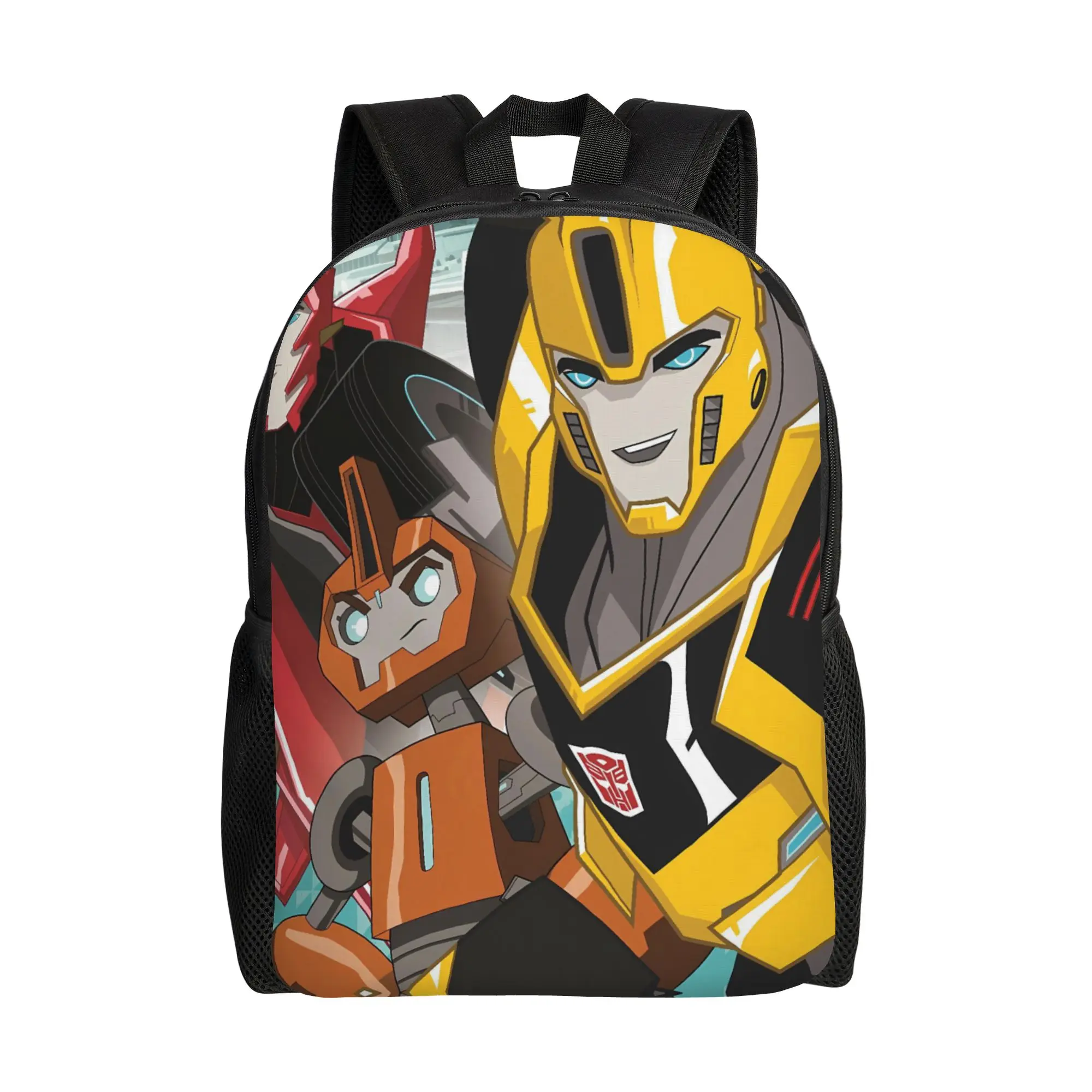 Transformered Cartoon Backpack Boy Girl 3d Printing Lightweight Backpacks Polyester Kawaii School Bags Hiking Design Rucksack