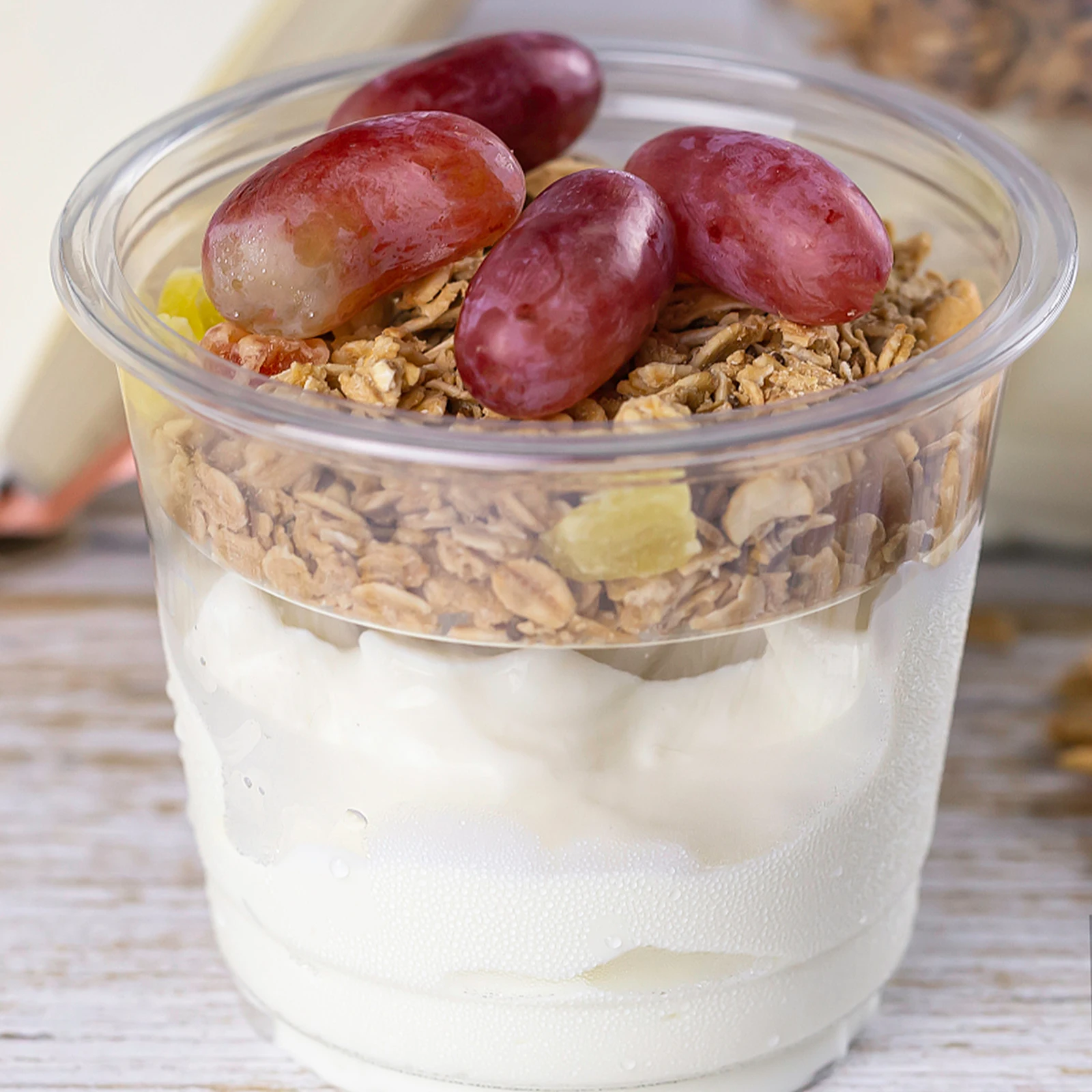 

Pudding Cups Set Clear Dessert Mousse Tiramisu Plastic PP Multi Function Portable Replaceable Storage Travel Party