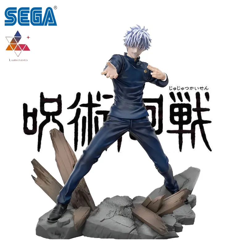 

Оригинальный SEGA Luminasta Jujutsu Kaisen Satoru Gojo-Fierce Battle- ПВХ 17 см аниме фигурки модель коллекция игрушек