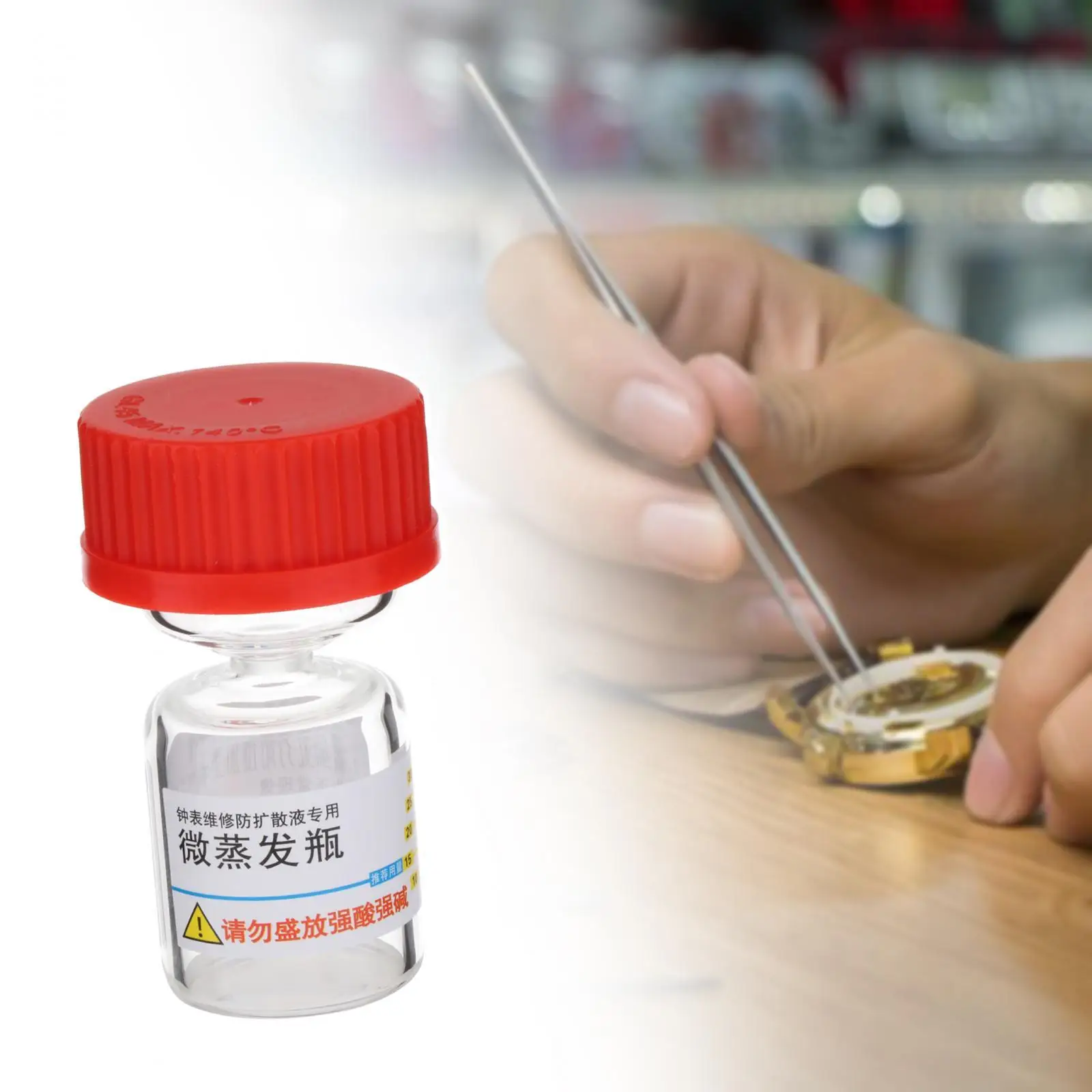 Anti Diffuon Bottle for Watch Repair DIY 30ml for Beginner Adult Men Women Red
