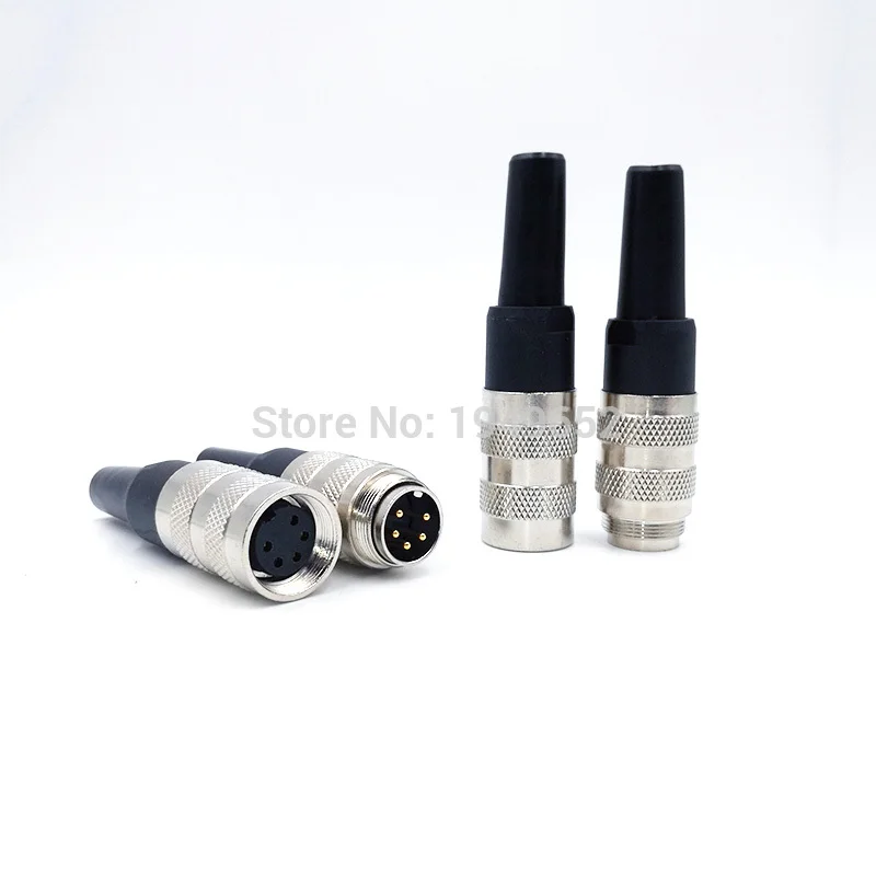 Sensorconnector M16 waterdicht IP65 mannelijke en vrouwelijke stekker 2 3 4 5 6 7 8 12 14 16 19 24Pin - afbeelding 2
