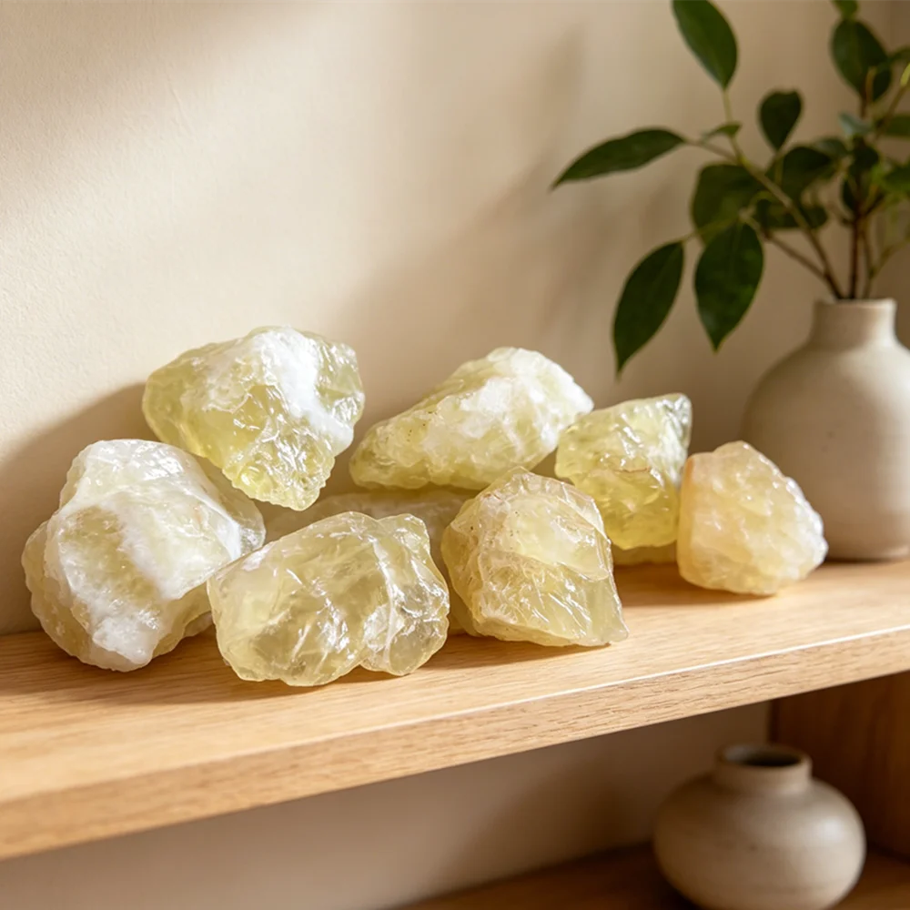 Natural Topaz Crystal Raw Citrine Rough Stones Minerals and Stones Rough Specimen Home Decoration Stone