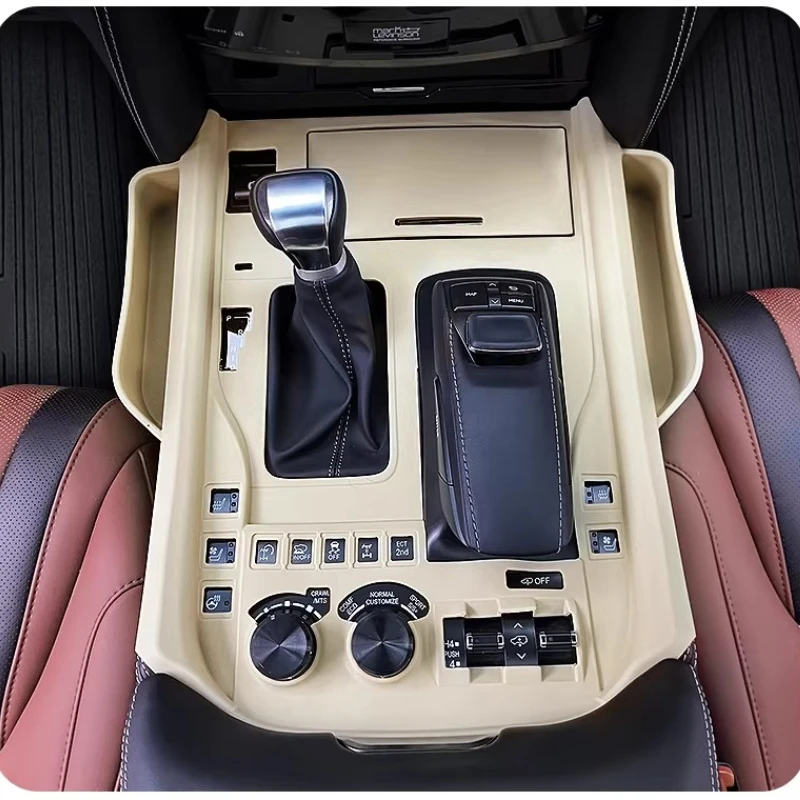 

For Lexus LX570 2008-2022 Central Control Panel Silicone Pad Gear Storage Storage Box Interior Modification Car Accessories