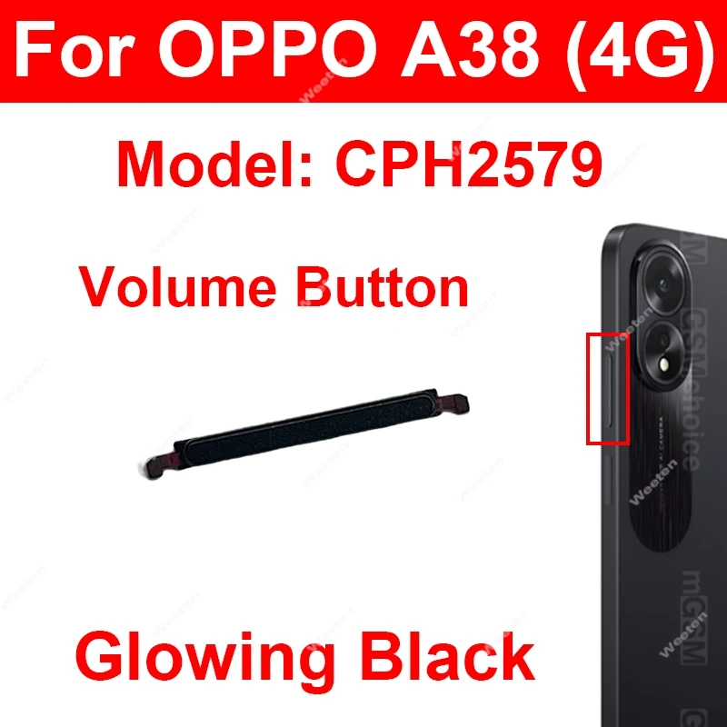 Power Volume Button Flex Cable For OPPO A32 A33 A35 A37 A38 2016 2020 4G Volume Key Up Down Switch Side Key Replacement Parts