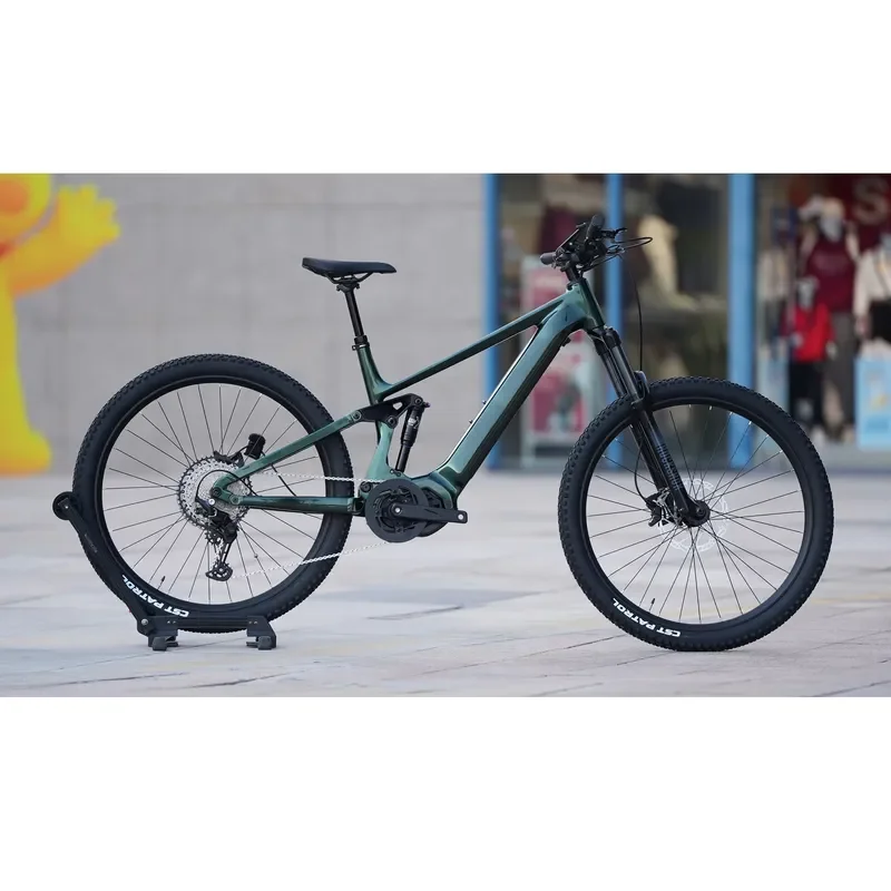 150km Long Range EMTB 48V Electric Mountain Bike 27.5 29 Inc h Bafang Mid-Drive Central Motor Full Suspension Electric EMTB
