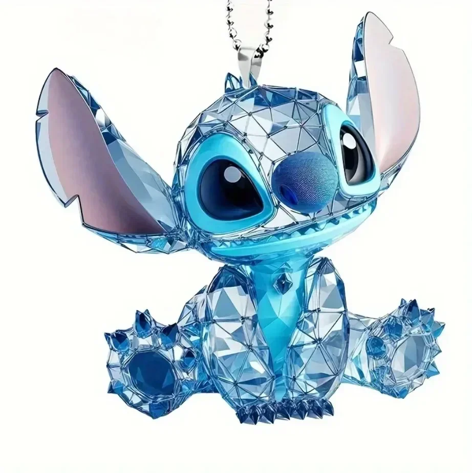 

New Lilo & Stitch Pendant Kawaii 2D Acrylic Stitch Printed Pendant Cartoon Animation Accessories Children Toy Birthday Gift