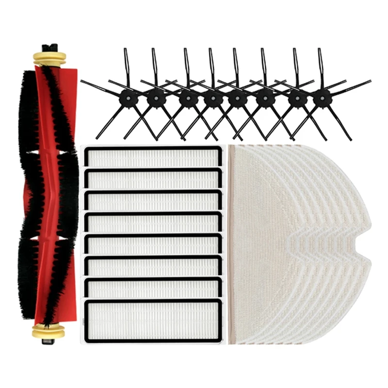 

Caci для Roborock S5 / S5 Max / S6 / S6 Maxv / S6 Pure / E4 / E5 / S51 / S52 / S55 Основная боковая щетка Фильтр Швабра Тканевые детали