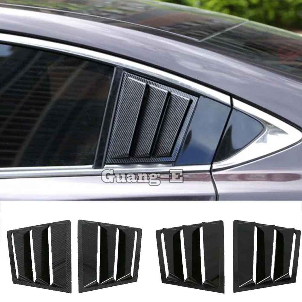 

Stick Cover Rear Tail Spoiler Side Triangle Wing Window Bezel Trim Frame For Mazda6 Mazda 6 Atenza 2014 2015 2016 2017 2018 2019