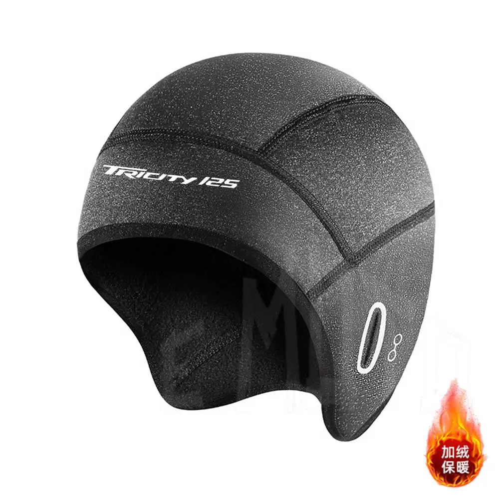 For yamaha TRICITY125 Winter Warm Cycling Cap for Men Bicycle Motorcycle Balaclava Windproof Sports Scarf Velvet Bike Face Cover