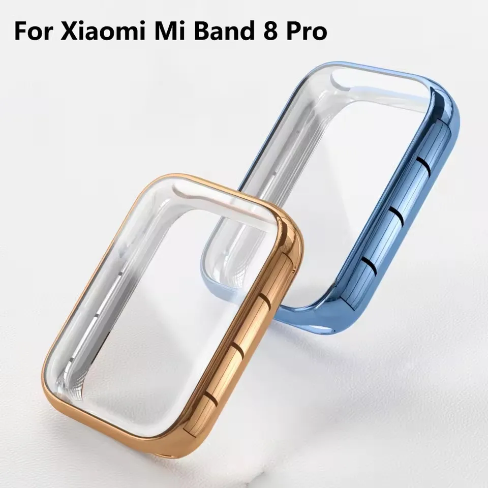 TPU Plating Case For Xiaomi Mi Band 9Pro / 8 Pro Protective Case Full Screen Protector Bumper Cover  for Miband 9 ProAccessories image 5