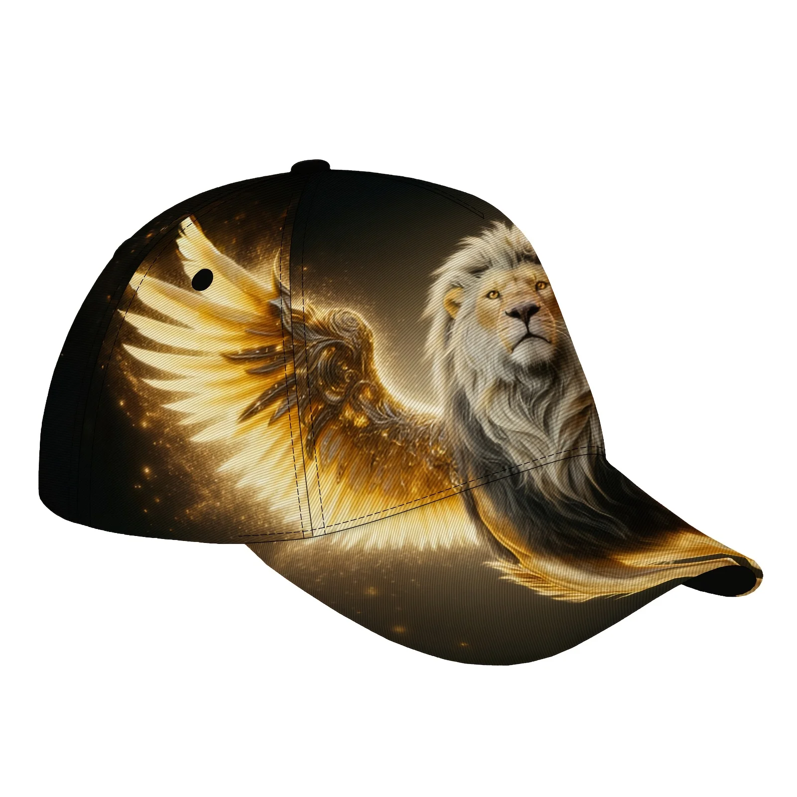 Winged Lion Fantasy Art Baseball Cap Unisex Lightweight Versatile Baseball Cap Street Outdoor Breathable Adjustable Sunshade Hat