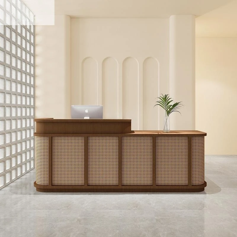 

Checkstand Vevor Reception Desks Counter Modern Coffee Shop Reception Desks Podium Artificial Board Furniture Приемная MHJDT