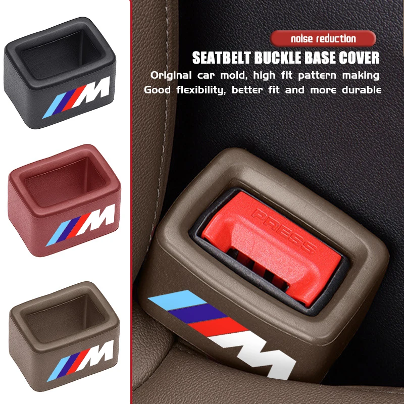 Support de boucle de ceinture de sécurité de voiture, housse de Protection, accessoires d'intérieur automobile M F10 F20 F30 F40 F15 F25 F26 F31 F49