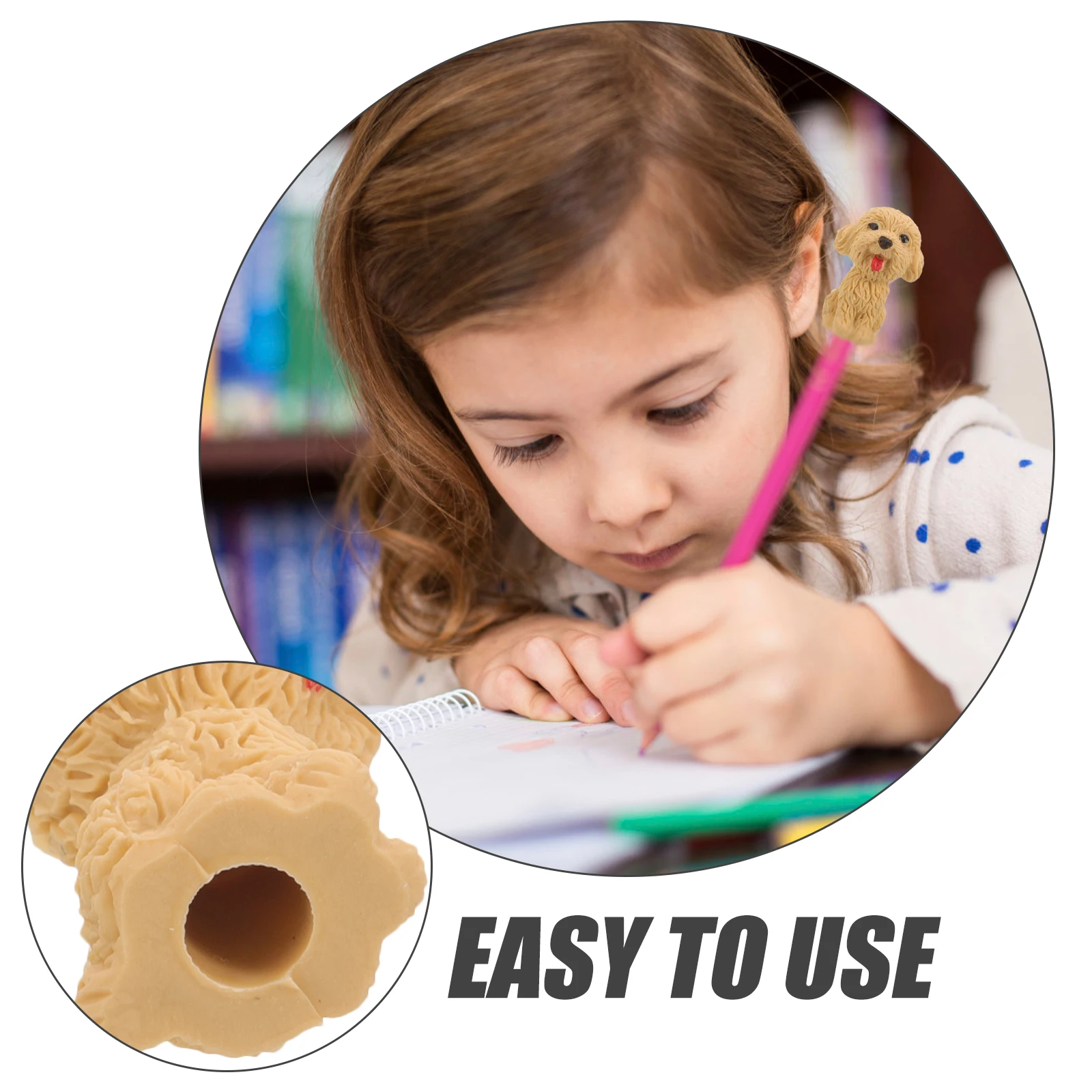 

36Pcs Dog Shaped Erasers Cute Mini Erasers for Erasing Pencil Marks Easily Best Choice for School Supplies and Carnival