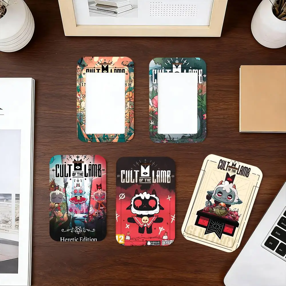 Cult Of The Lamb Video Game Lanyard Card Holders Student ID Card Holders Neckband Card Holders Access Control Accessories Gifts