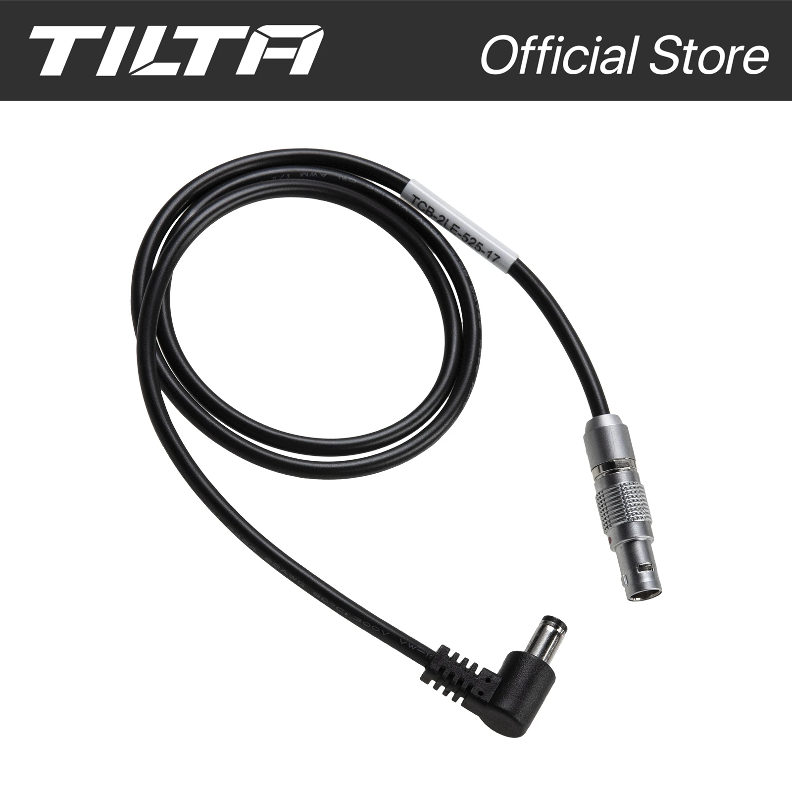 TILTA TCB-2LE-525-17-Cable de 2 pines Lemo a 5,5/2,5mm DC macho, 40cm