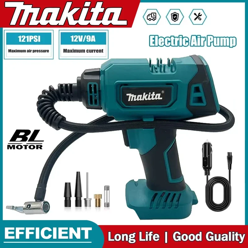 

Makita 600 мм беспроводной портативный электрический воздушный насос 12 В перезаряжаемый ручной воздушный компрессор для автомобилей для батареи 18 В
