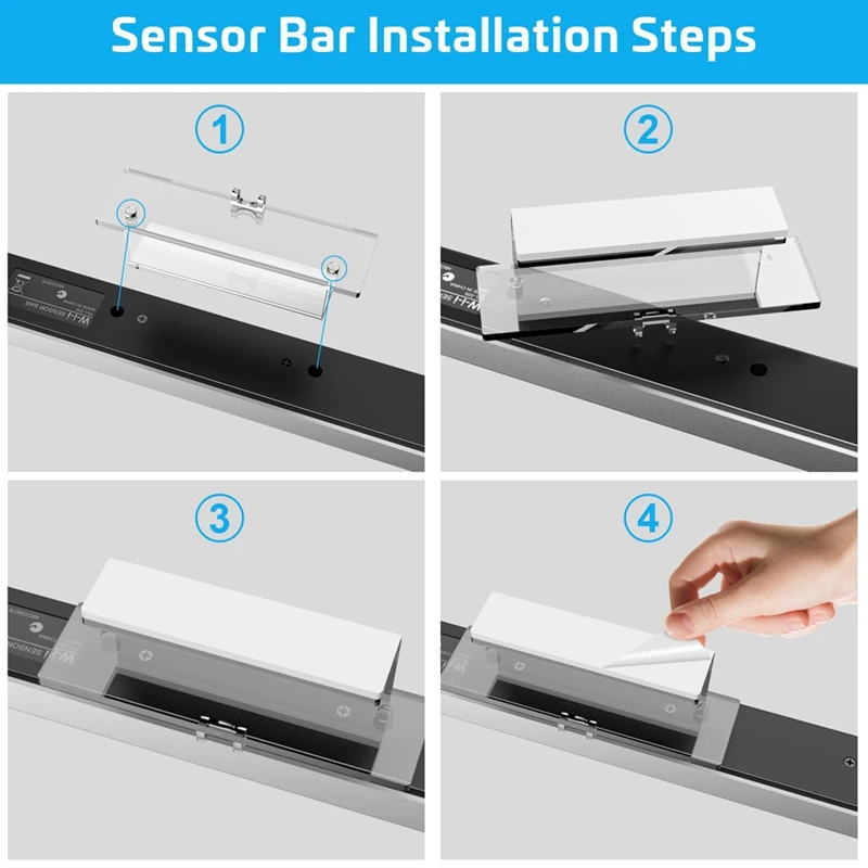 3 In 1 Wired Motion Sensor Bar + AC Power Supply Adapter Cord + Composite Audio Video Cable For Nintendo Wii