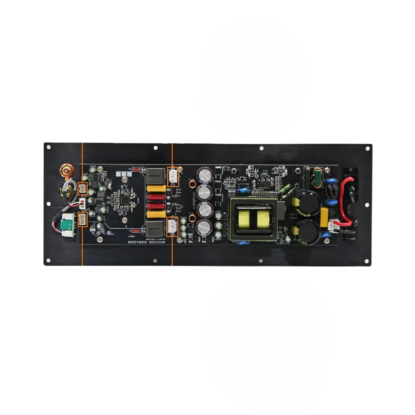 MA5332MS Reiner Leistungsverstärker Hochleistungs-Digitalverstärkerplatine, HIFI Audiophiler Zweikanal-Modul, 2x200W
