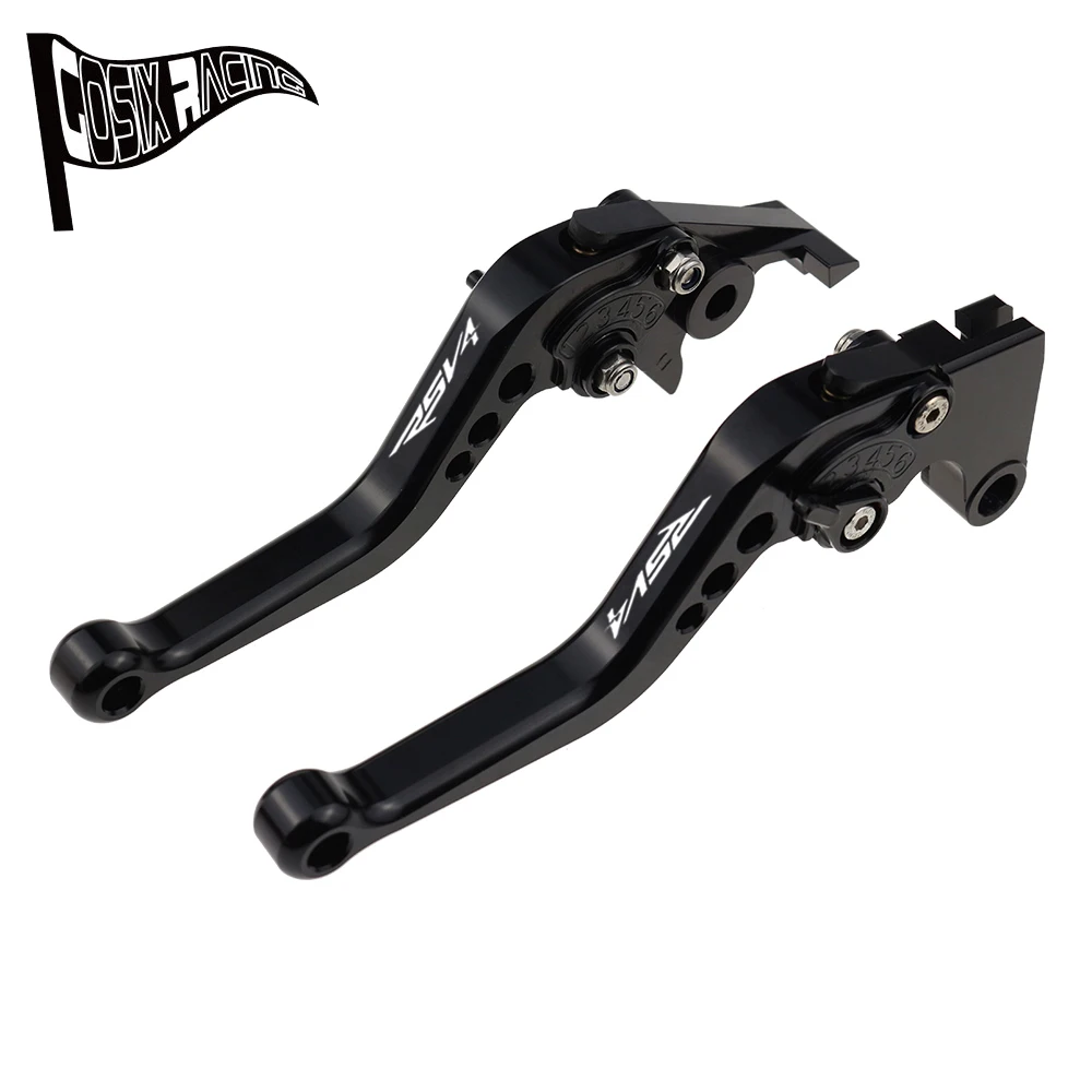 

Fit RSV 4 FACTORY RSV4-R RSV4-RR 09-22 Motorcycle CNC Accessories Short Brake Clutch Levers Adjustable Handle Set