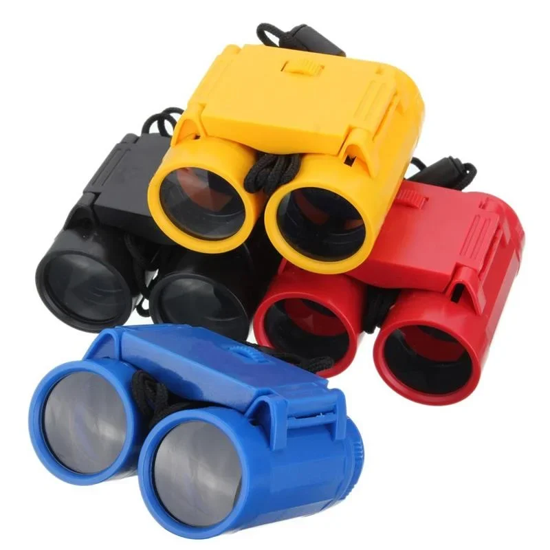 1pc 2.5x26 Kid Children Magnification Toy Binocular Telescope + Neck Tie Strap Kids Boy Portable Gift Hunting Sports #86146