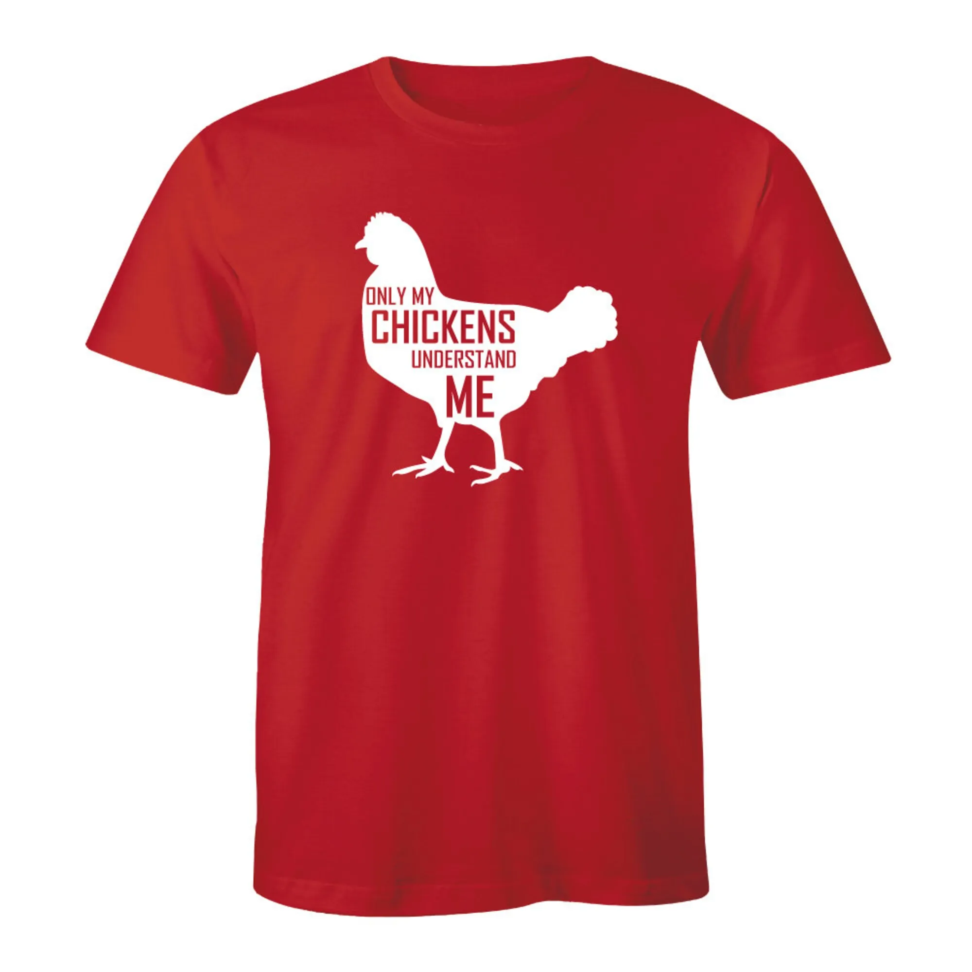 Only My Chickens Understand Me Cute Pet Animal chicken Lover Tee Men's T-shirt