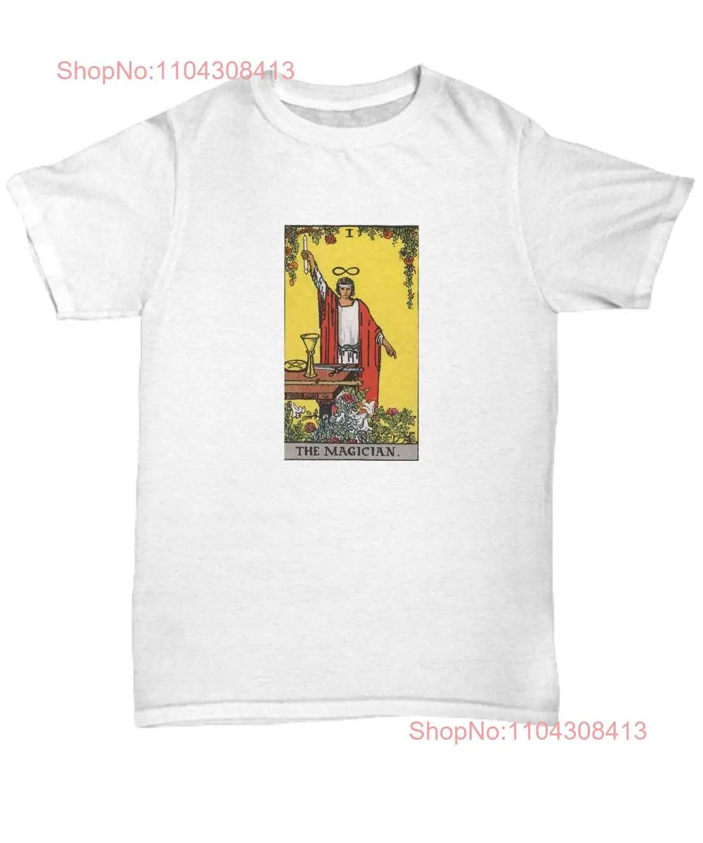 Tarot card shirt The Magician Rider Waite deck Occult Arcana symbol cards Esoteric T occultist long or short sleeves