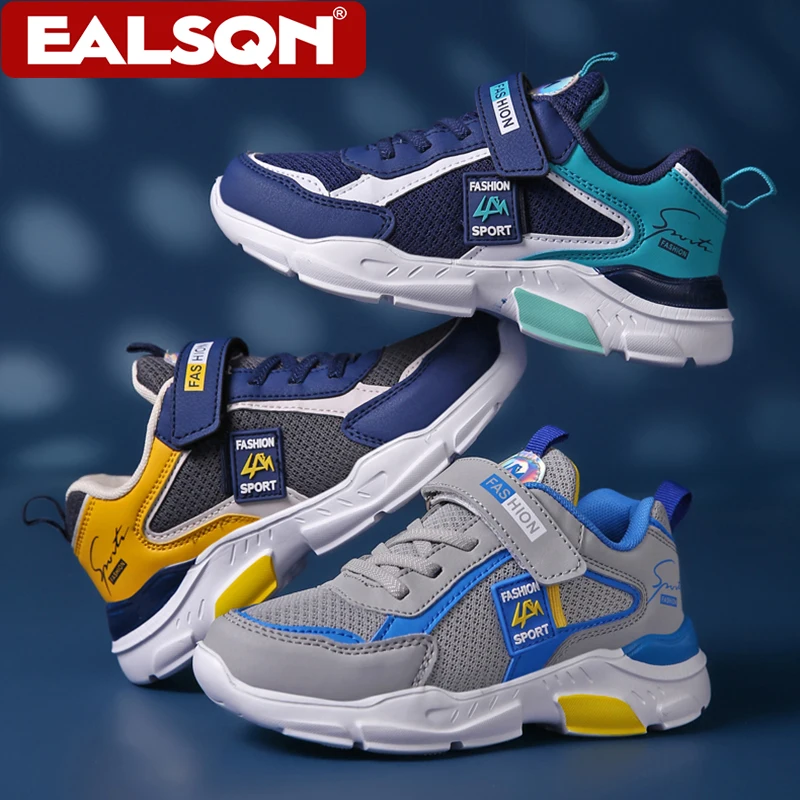 

Summer Sport Kids Sneakers for Boys Breathable Mesh Running Tennis Outdoor Anti Skid Children Casual Walking Shoes