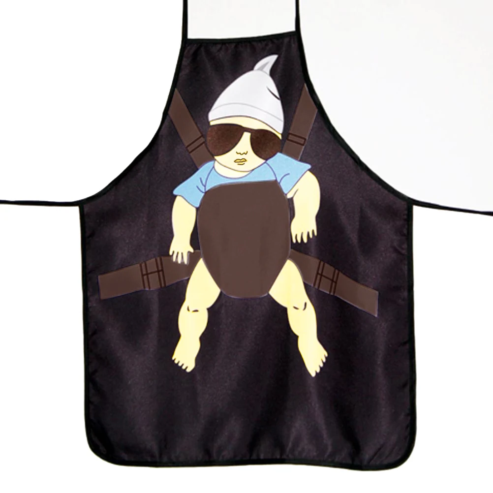 

Super Daddy Apron Funny for Men Bbq Aprons Aldult Polyester Cooking Cool Patterned Novelty Kitchen