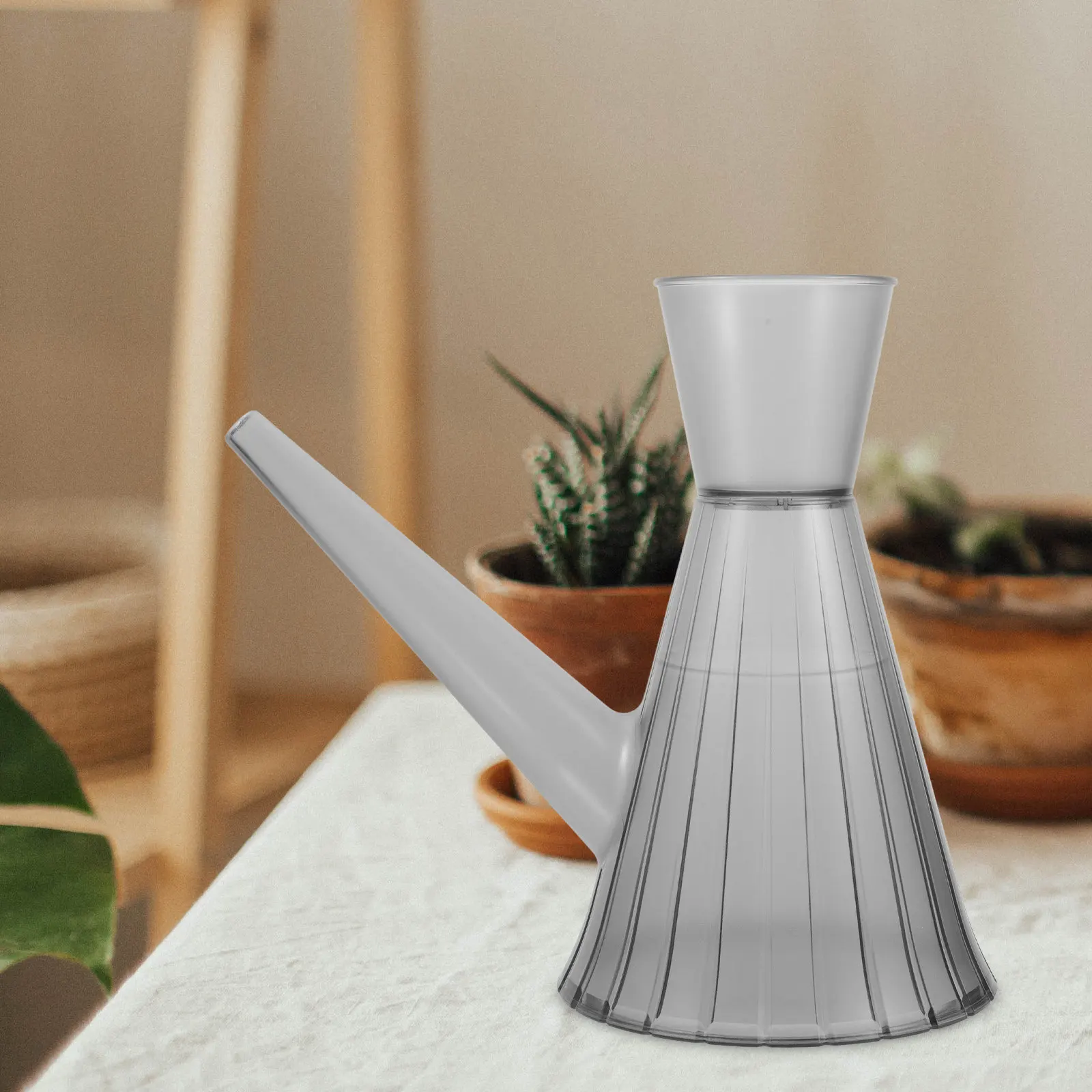 Long Spout Watering Pot for Plants Large Capacity Retro Garden Decorative Handheld Flower Watering Can Indoor Outdoor PP view 2