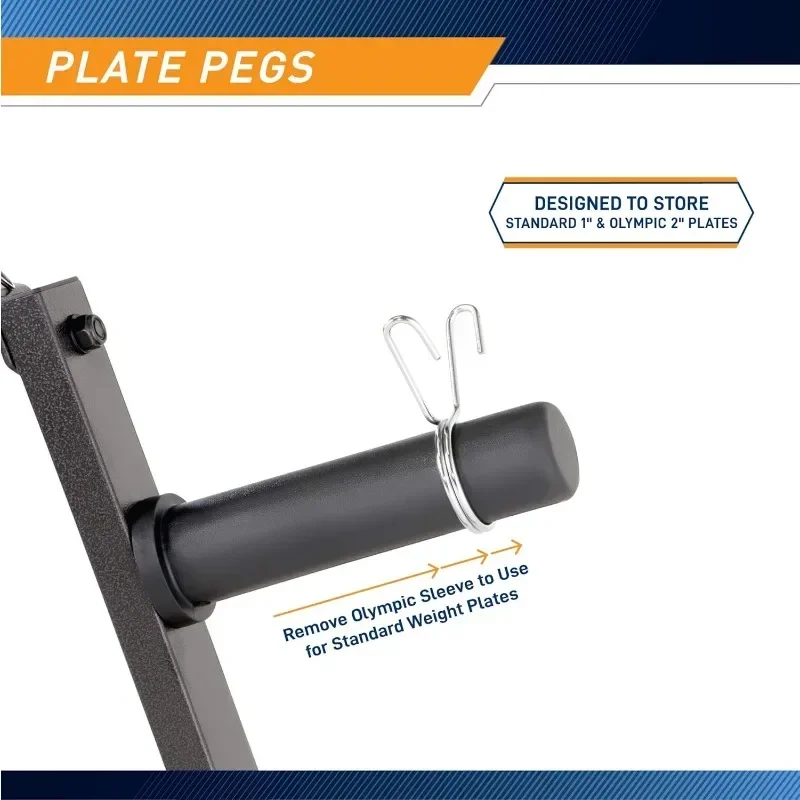 Weight Plate Tree for 2-Inch Plates Weight Storage Rack Fast delivery