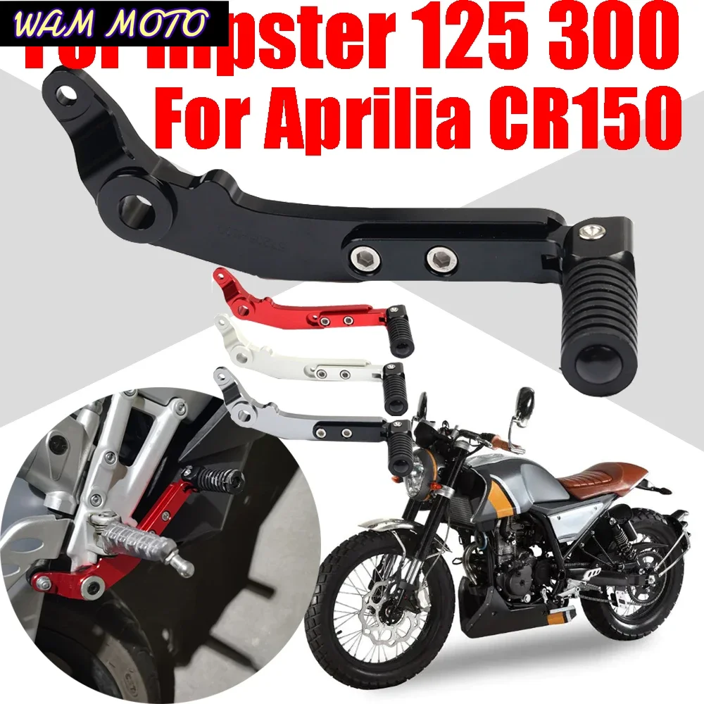 Motorcycle Rear Foot Brake Lever Pedal Lever For FB Mondial Hipster HPS125 HPS300 Aprilia CR150