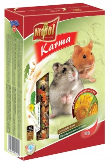 Voer voor hamster Vitapol voer 500g