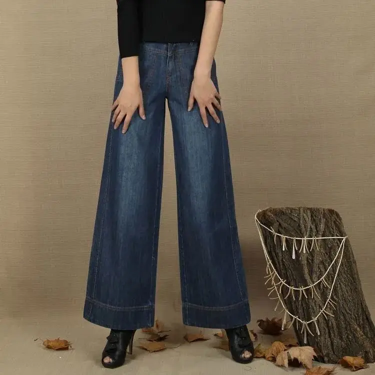 Jeans Mom High Waist Denim Large Femme Straight Pants for Women Harajuku Fashion Vintage Clothing Women\'s Trousers Jean Oversize