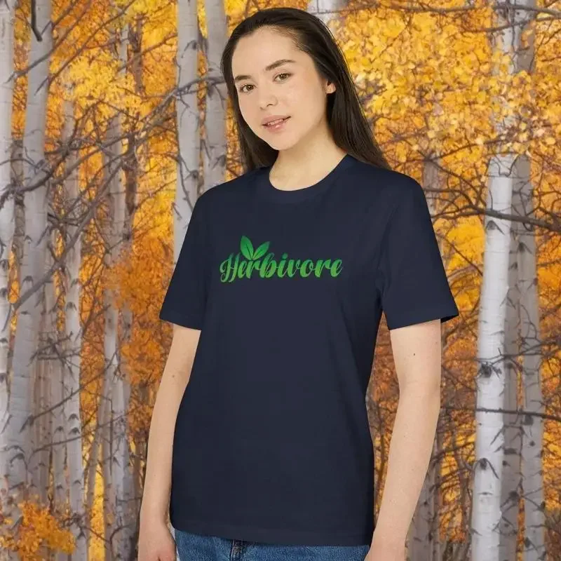 Herbivore T shirt 100 Organic Cotton Eco friendly Perfect For Non meat Eaters