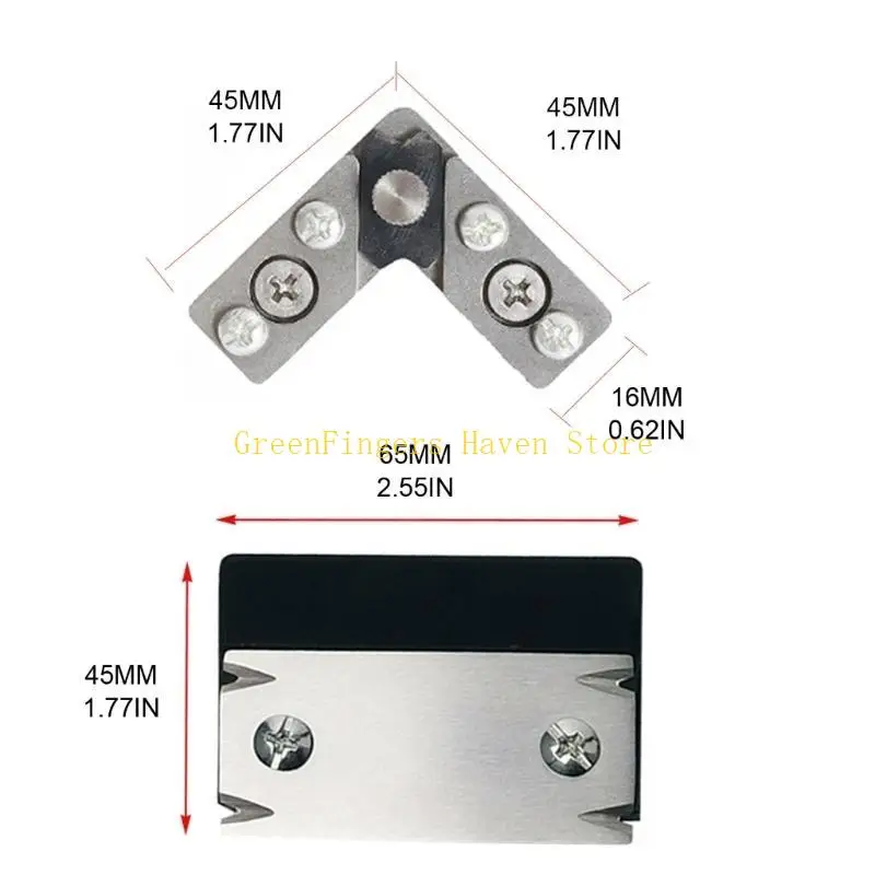 F68D سكين التشذيب النجارة حافة الزاوية المسوي النجارة أداة إزالة الأزيز #6