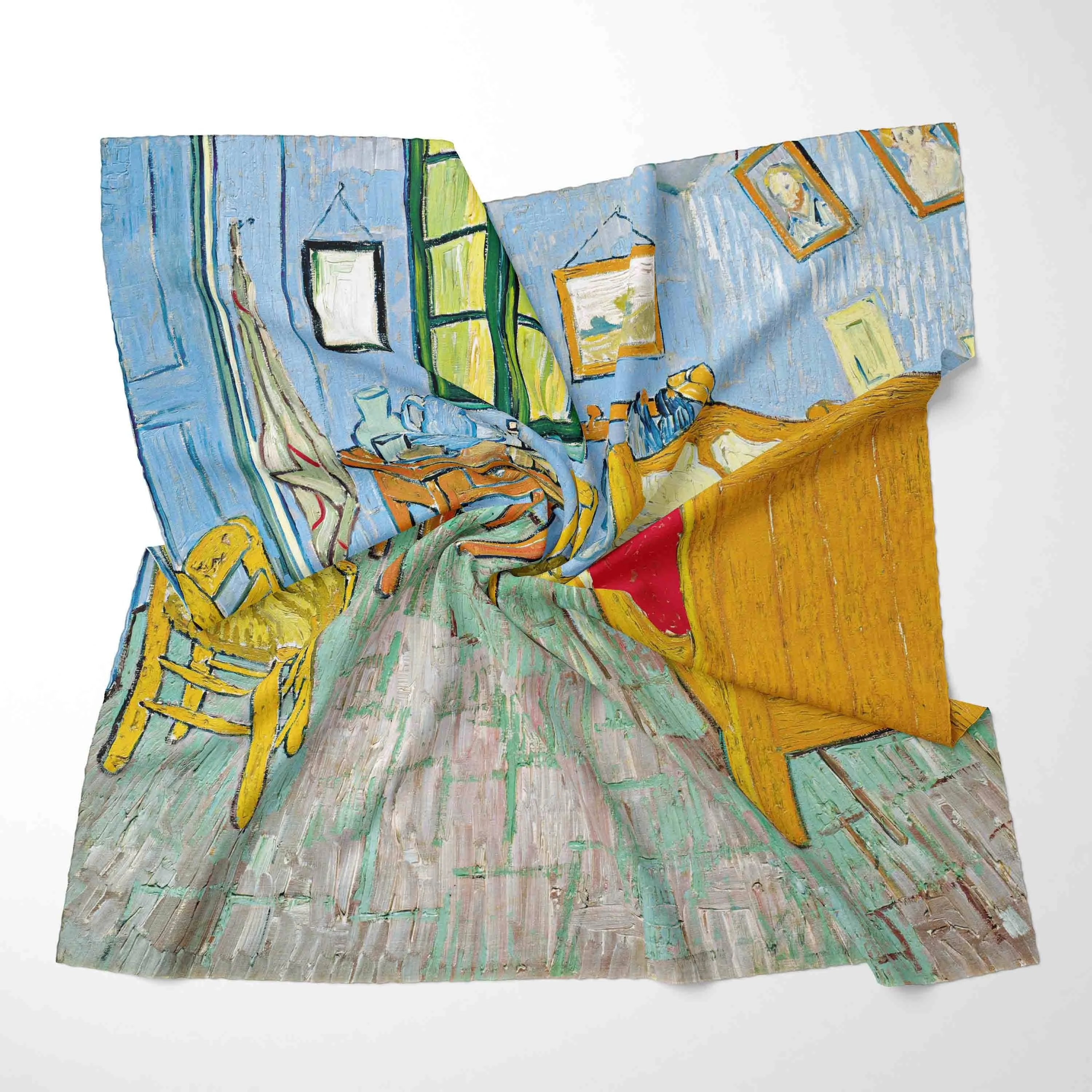 

70cm Square Silk Scarf for Women Fashion Print Design Handbag Wrist Wrap Luxury Lady Shawl Neckerchief Foulard