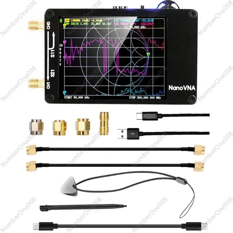 NanoVNA-H Upgraded Antenna Vector Network Antenna Analyzer MF HF VHF UHF with SD Card Slot